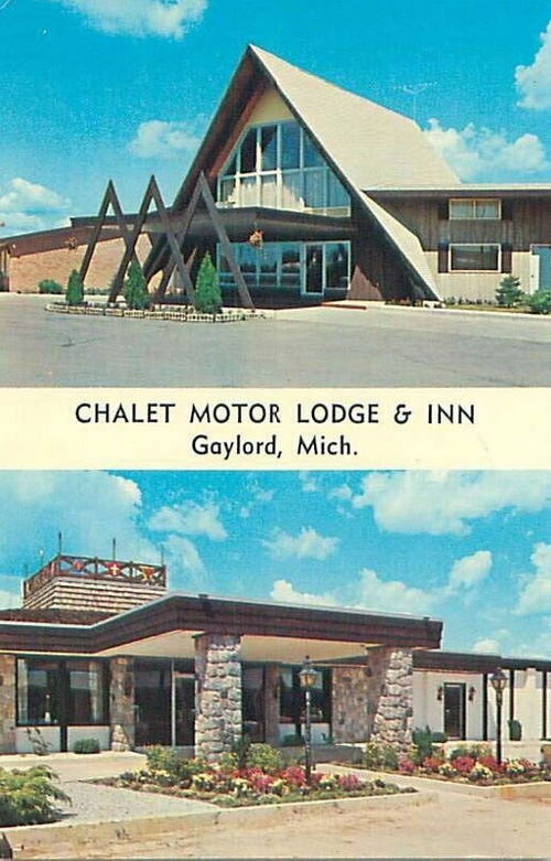 Chalet Motor Lodge & Restaurant - Postcard
